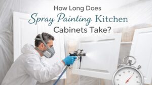 How Long Does Spray Painting Kitchen Cabinets Take